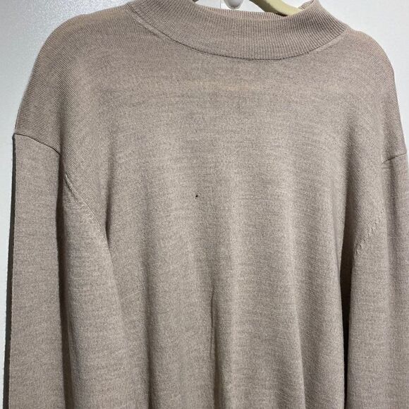 Pronto Uomo Men's Extra Fine Merino Wool Long Sleeve Sweater Gray Size XL - Picture 3 of 11